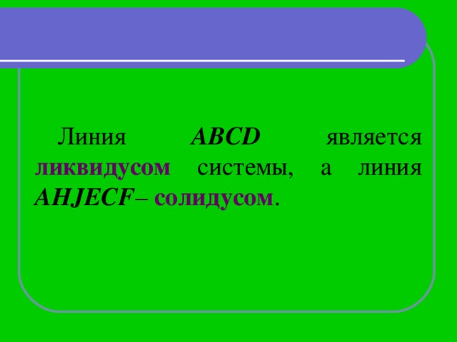 Линия ABCD является ликвидусом системы, а линия AHJECF – солидусом . 