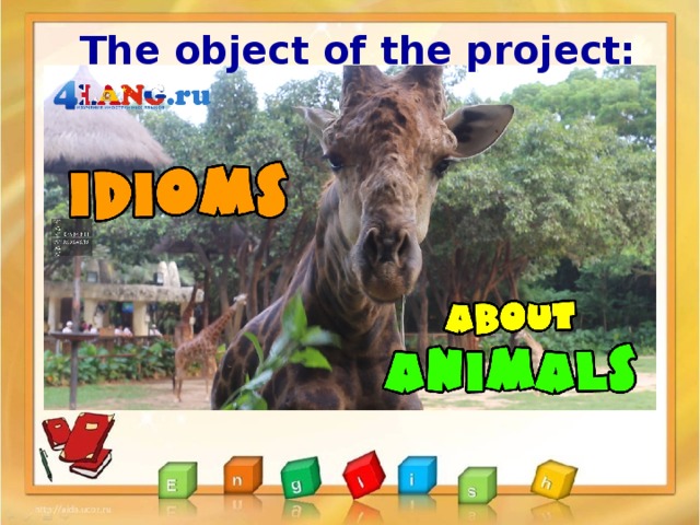 The object of the project: 