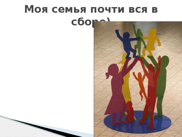 Моя семья почти вся в сборе) 