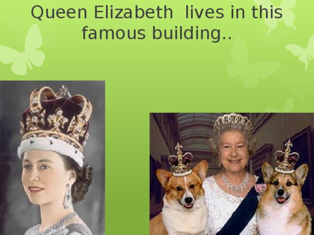 Queen Elizabeth lives in this famous building.. 