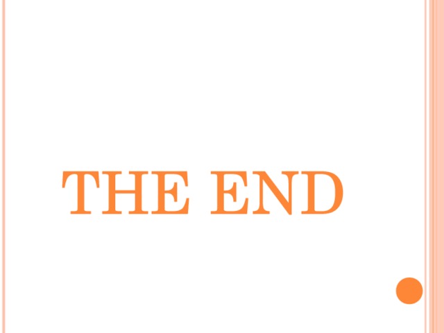 THE END 