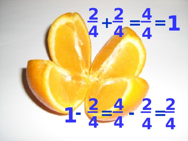 2 2 4 1 = = + 4 4 4 2 2 4 2 = 1 - = - 4 4 4 4 