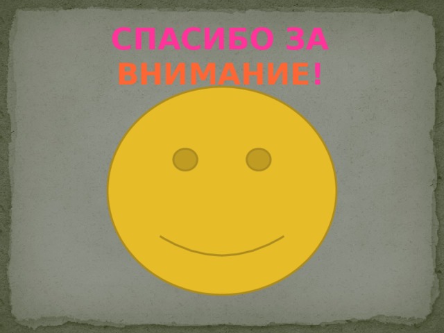 СПАСИБО ЗА ВНИМАНИЕ ! 