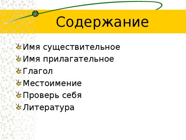 Содержание