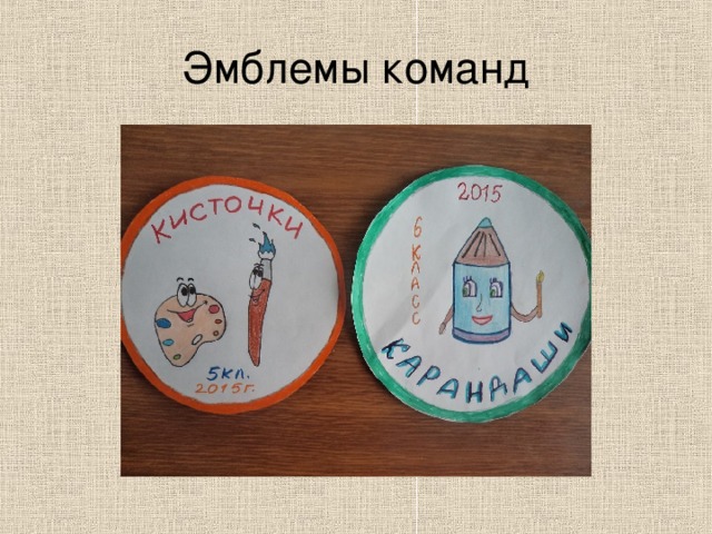 Эмблемы команд 