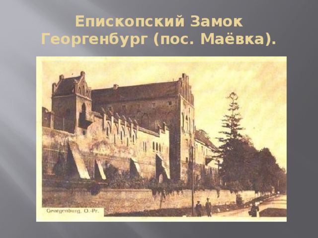 Епископский Замок Георгенбург (пос. Маёвка). 