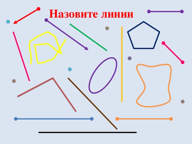 Назовите линии 