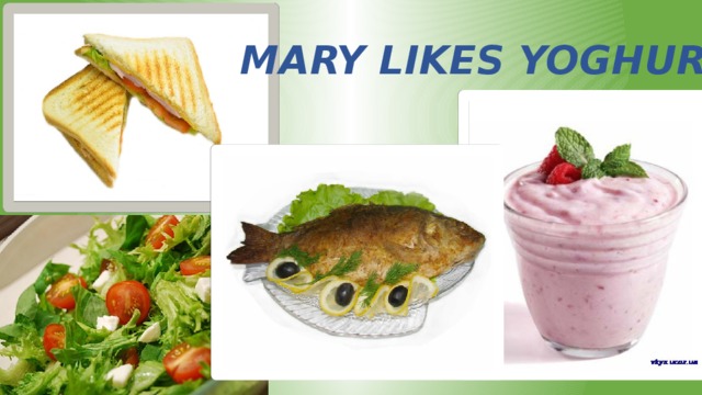 MARY LIKES YOGHURT 