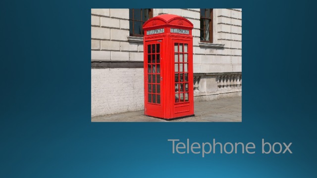 Telephone box 