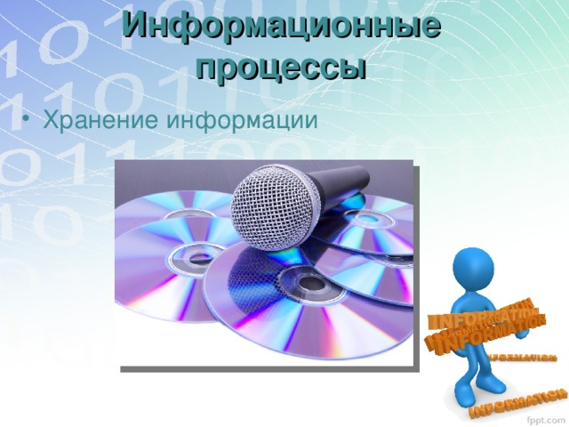 Информационные процессы Хранение информации 