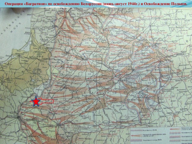 Операция «Багратион» по освобождению Белоруссии (июнь-август 1944г.) и Освобождение Польши.  