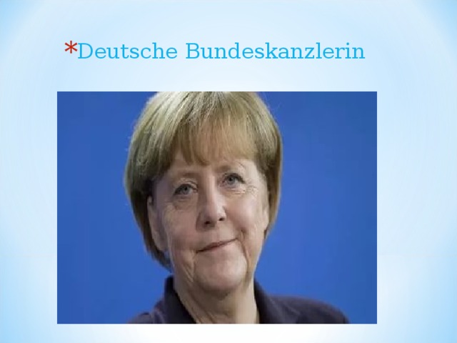 Deutsche Bundeskanzlerin 