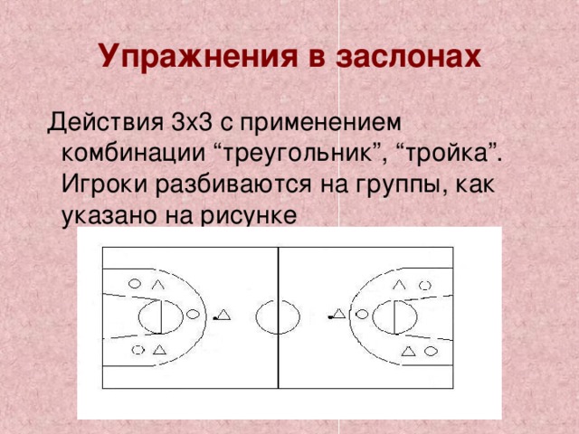 Упражнения в заслонах 