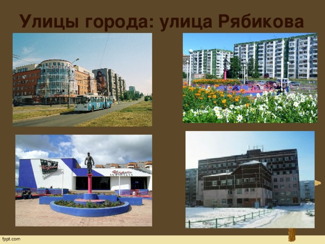 Улицы города: улица Рябикова 