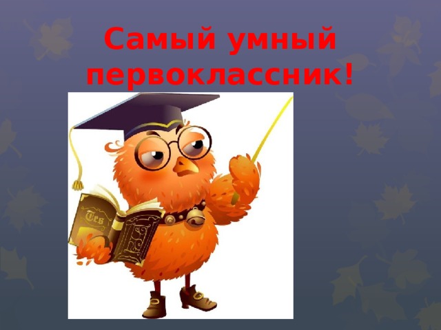 Самый умный первоклассник! 