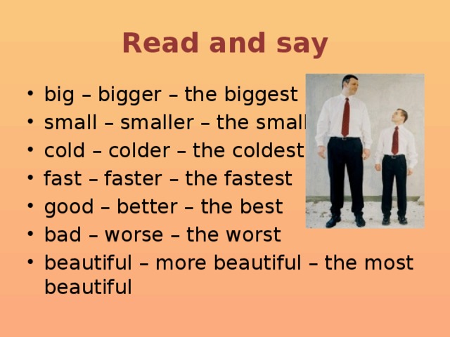 Read and say