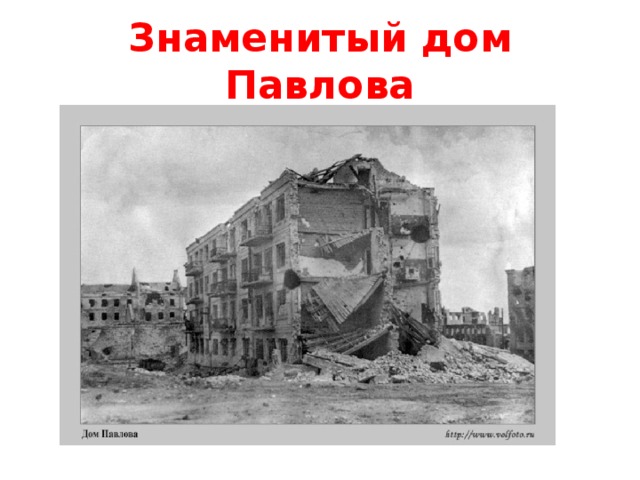 Знаменитый дом Павлова 