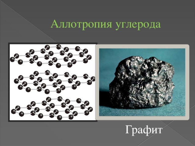 Аллотропия углерода Графит 