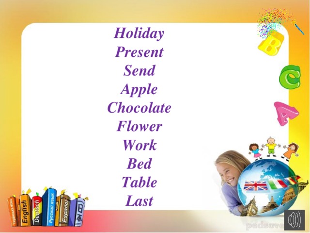 Holiday Present Send Apple Chocolate Flower Work Bed Table Last 