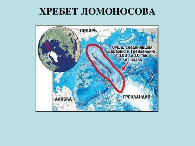 ХРЕБЕТ ЛОМОНОСОВА  