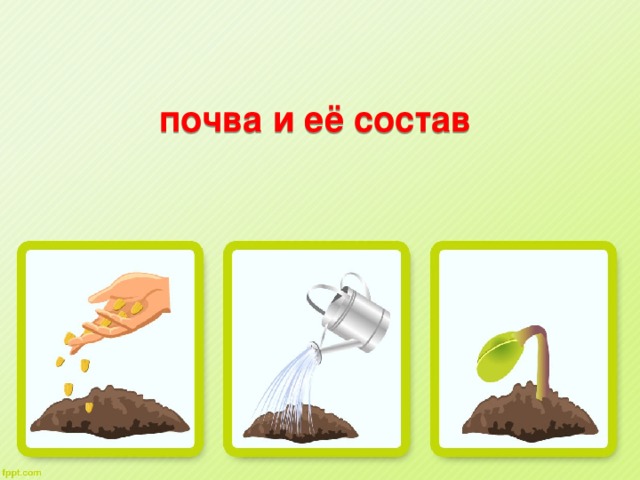 почва и её состав