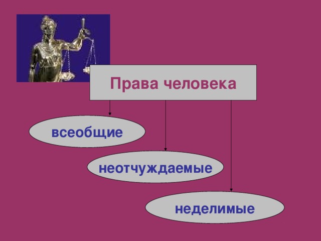 Права человека всеобщие неотчуждаемые неделимые 