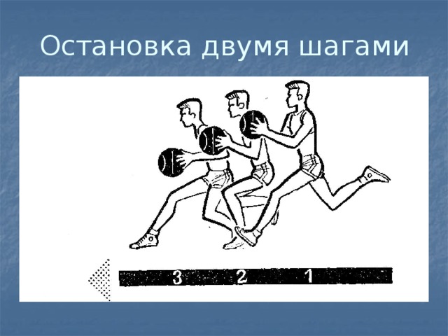 Остановка двумя шагами 