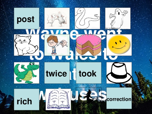 post Wayne went to Wales to watch walruses. twice took rich correction 